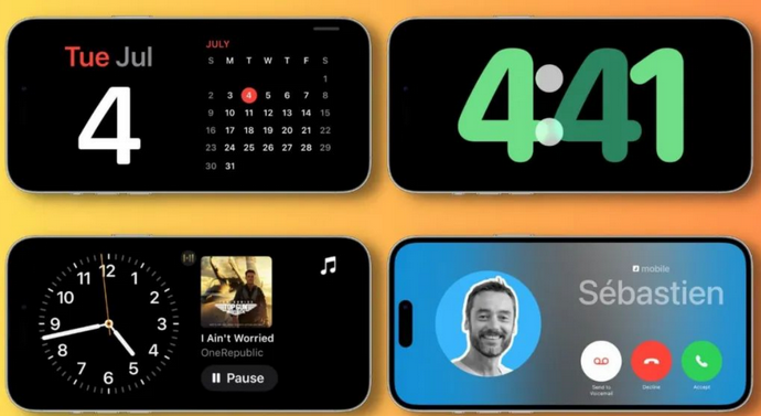 相城苹果手机维修分享iOS17横屏充电待机显示有什么好处 