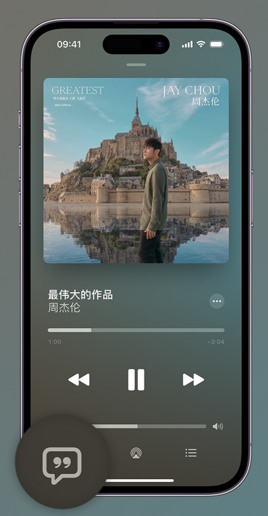 相城iphone维修分享如何在iPhone上使用Apple Music全新唱歌功能 