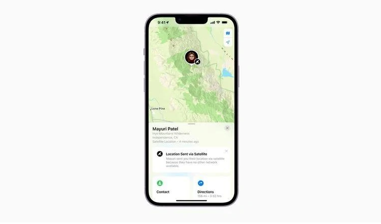 相城苹果14维修分享iPhone14系列中 FindMy功能通过卫星分享位置方法教程 